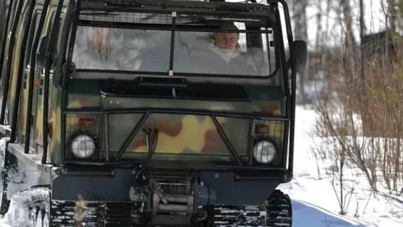 Photos: Putin and Shoigu Spend Weekend in Siberian Taiga