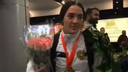 ՏԵՍԱՆՅՈՒԹ․ Օդանավակայանում մեծ շուքով դիմավորեցին բռնցքամարտի Եվրոպայի չեմպիոն Անի Հովսեփյանին