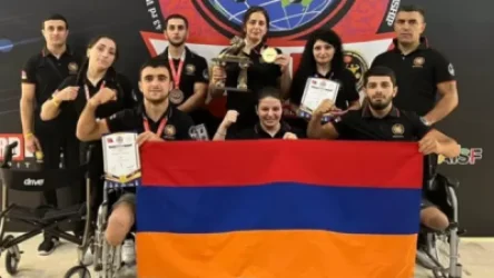 4 ոսկե և 4 բրոնզե մեդալ՝ Թուրքիայում անցկացված հաշմանդամային բազկամարտի աշխարհի առաջնությունից