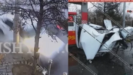 Բացառիկ տեսանյութ. տեսախցիկն արձանագրել է Արշակունյաց պողոտայի վթարը