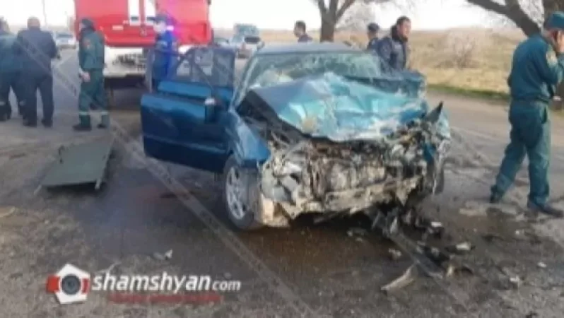 Խոշոր ավտովթար Արարատի մարզում. կա մեկ զոհ և 4 վիրավոր