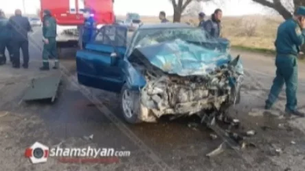 Խոշոր ավտովթար Արարատի մարզում. կա մեկ զոհ և 4 վիրավոր