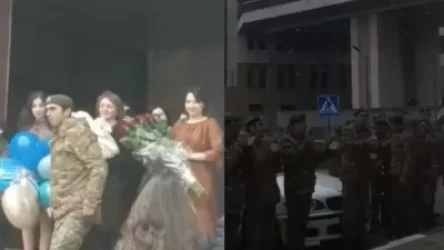 ՏԵՍԱՆՅՈՒԹ. Պատերազմում զոհված Աշոտ Միքայելյանի կնոջն ու նորածին որդուն դիմավորել են նրա ծառայակից ընկերները