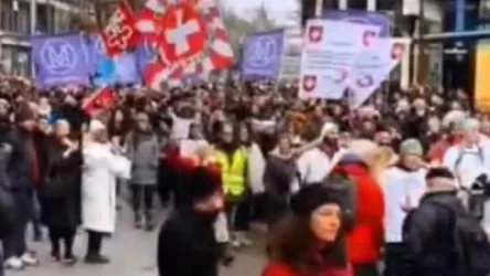 ՏԵՍԱՆՅՈՒԹ. Բողոքի ցույցեր՝ կորոնավիրուսային սահմանափակումների դեմ. Շվեյցարիա