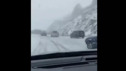 ՏԵՍԱՆՅՈՒԹ. Սպիտակի ոլորաններում առատ ձյուն է տեղում