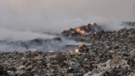 Հրդեհ Մասիս քաղաքի աղբավայրում