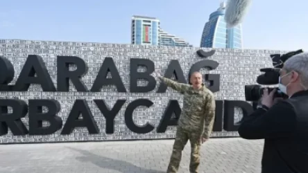 Լուսանկարներ. Բաքվում բացվել է ռազմական ավարի այգի, որտեղ ավելի քան 300 նմուշ կա 44-օրյա պատերազմից