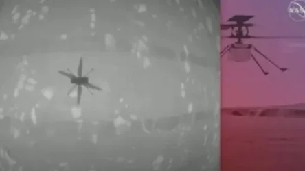 Մարսի գունավոր լուսանկարները` ուղղաթիռից