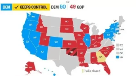 Հետաքրքիր շրջադարձ. դեմոկրատները կստանան ԱՄՆ-ի Սենատի նկատմամբ վերահսկողությունը