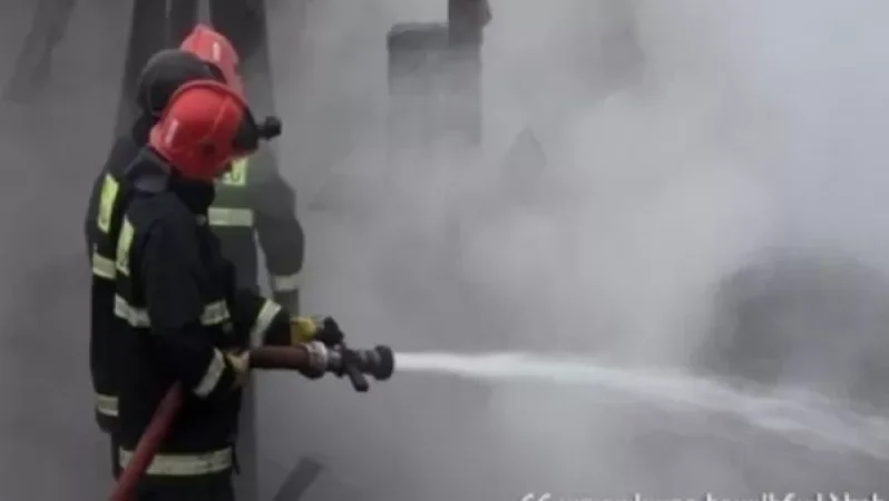 Արին գյուղում դպրոցի տանիք է այրվում