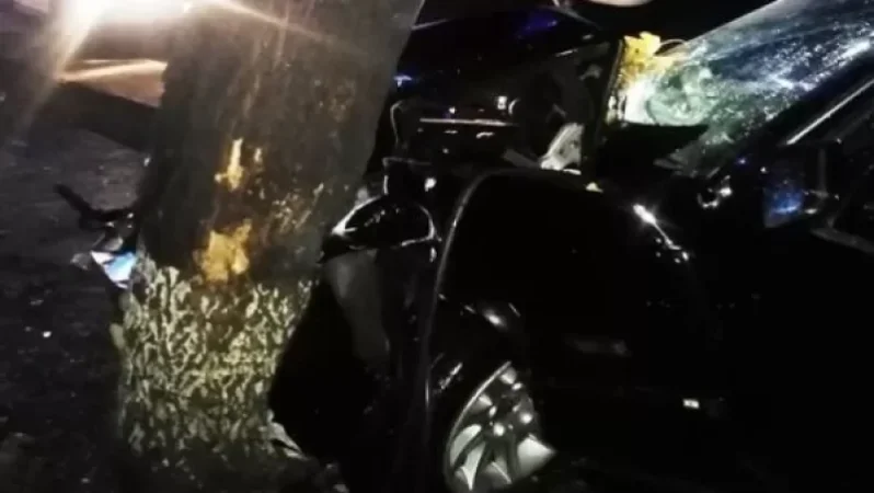 BMW-ն  բախվել է ծառին՝ կա տուժած