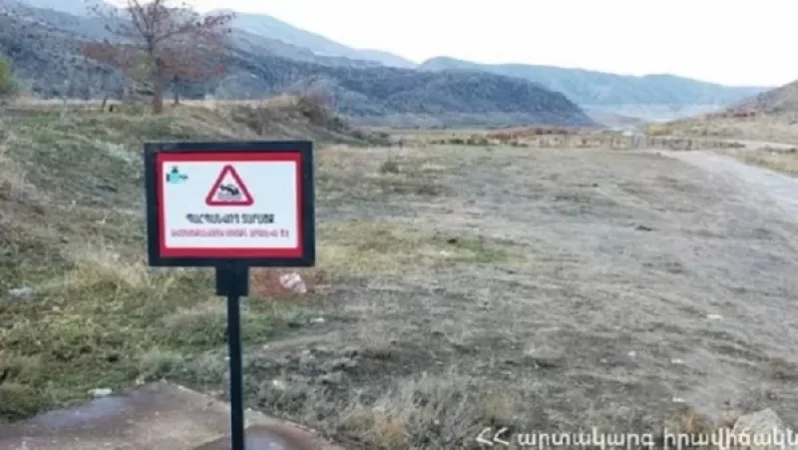 Ազատի ջրամբար տանող ավտոճանապարհներին զգուշացնող պաստառներ են տեղադրվել
