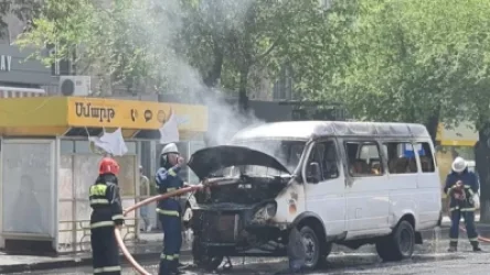 ՀՐԱՏԱՊ. Հրդեհ 5 համարի երթուղայինում