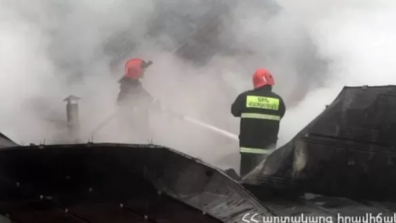 Երևանի Նորագավիթ թաղամասում տուն է այրվել