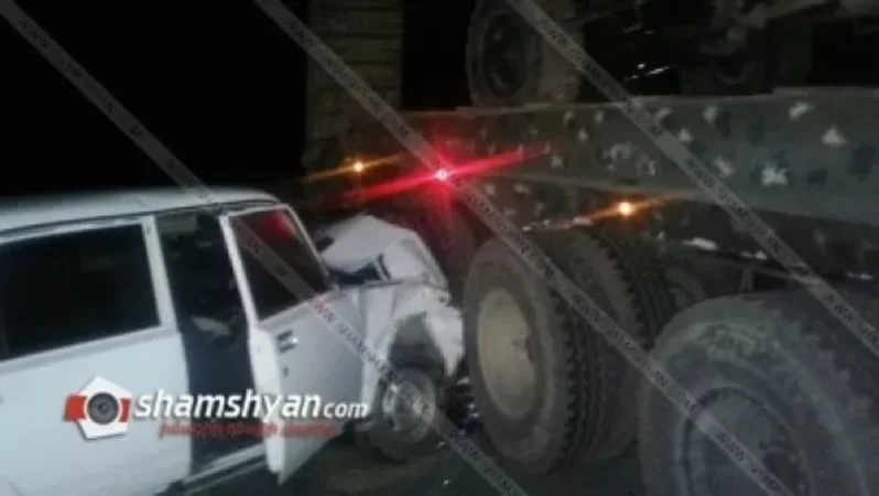 07-ը մխրճվել է Պաշտպանության նախարարությանը պատկանող բեռնատարի մեջ. Shamshyan