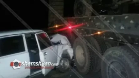 07-ը մխրճվել է Պաշտպանության նախարարությանը պատկանող բեռնատարի մեջ. Shamshyan