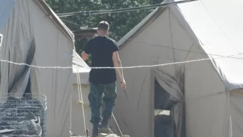 Photographs: These are enemy troops on our land, in our villages, within 30-70 meters of our villages