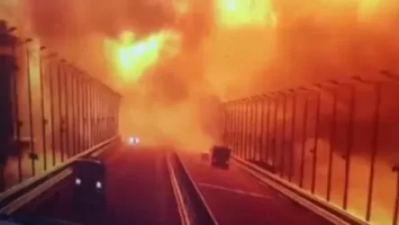 ՏԵՍԱՆՅՈՒԹ. Հրապարակվել է Ղրիմի կամրջի վրա տեղի ունեցած պայթյունի պահն այլ կողմից