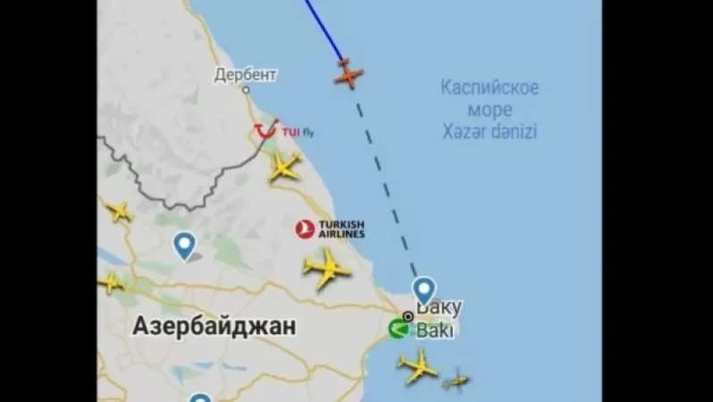 Մինսկից Բաքու է թռչում An-12BP ռազմատրանսպորտային ինքնաթիռը