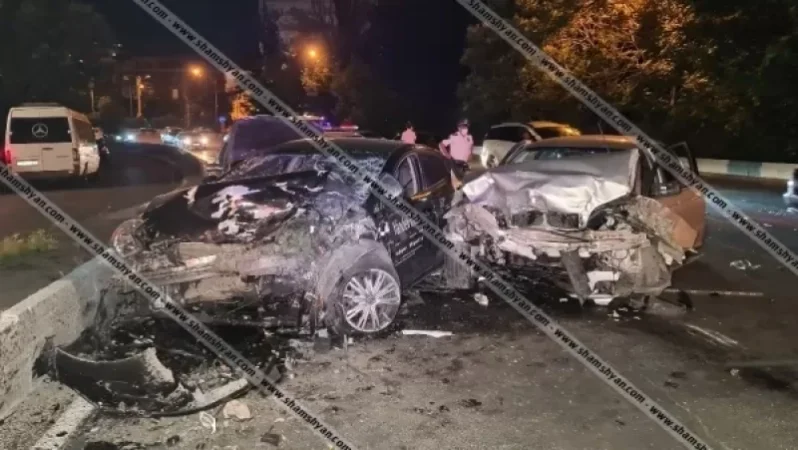 Խոշոր ավտովթար Երևանում