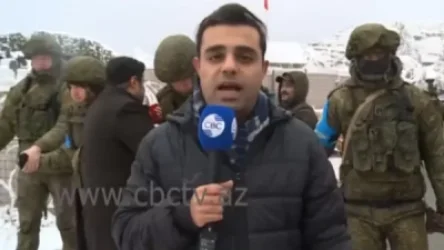 ՏԵՍԱՆՅՈՒԹ․ Արցախում ռուս խաղաղապահները պատ էին կազմել ադրբեջանցի լրագրողներին առաջ չթողնելու համար