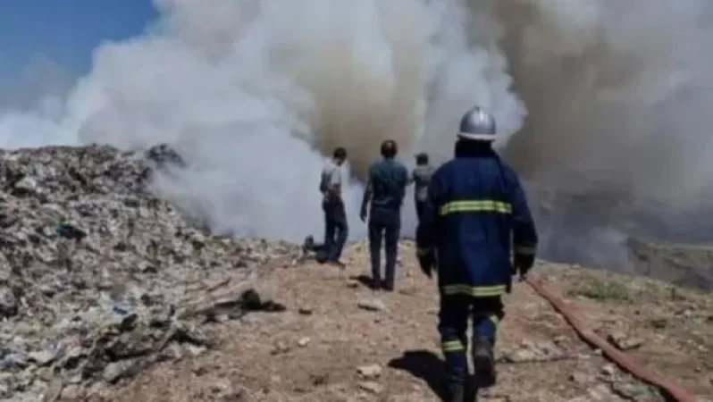 Նուբարաշենի աղբավայրում կրակը չի դադարում մինչև օրս