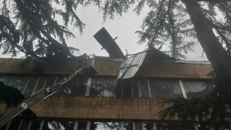 Photographic Report: Damages Caused by Wind and Rain in Tavush