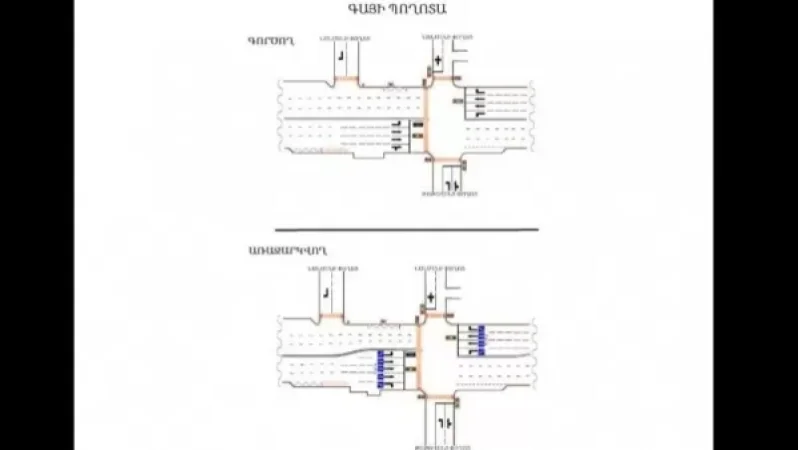 Գայի պողոտա-Նանսենի փողոց-Թոթովենցի փողոց խաչմերուկում կկատարվի երթևեկի կազմակերպման փոփոխություն