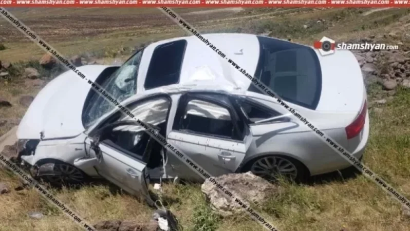 Խոշոր ավտովթար Սյունիքի մարզում. Audi A6-ը մի քանի պտույտ գլորվելով, հայտնվել է ձորում. կա 5 վիրավոր