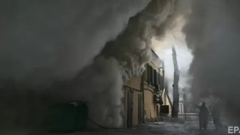 Ռուսաստանի ներքին գործերի նախարարության շենքում հրդեհ է բռնկվել