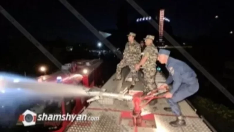 Խոշոր հրդեհ Ծիծեռնակաբերդի հուշահամալիրի հարևանությամբ գտնվող անտառում