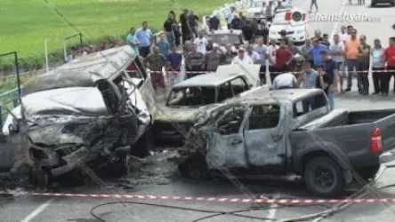 Մանրամասներ` Երեւան-Երասխ ճանապարհին տեղի ունեցած ողբերգական վթարից