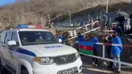 ՏԵՍԱՆՅՈՒԹ. Կարմիր խաչի ուղեկցությամբ հայկական շտապօգնության մեքենան անցել է Լաչինի միջանցքով