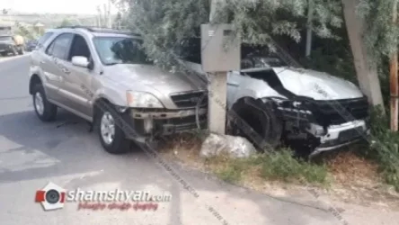 Ավտովթար Կոտայքում. 24 և 84 ամյա վարորդները տեղափոխվել են բուժկենտրոն