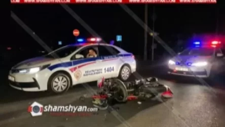 Բախվել են մոտոցիկլետն ու ավտոմեքենան