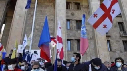 Թբիլիսիում վերսկսվել է բողոքի ակցիան