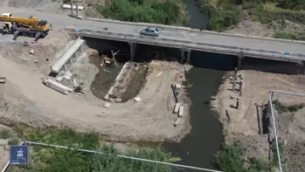 ՏԵՍԱՆՅՈՒԹ․ Նախկին փլուզված կամուրջի փոխարեն նորն է կառուցվում