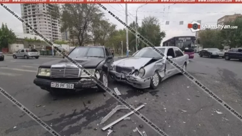 Մանրամասներ` երեկ` Էրեբունի և Աթոյան փողոցների խաչմերուկում, տեղի ունեցած ավտովթարից