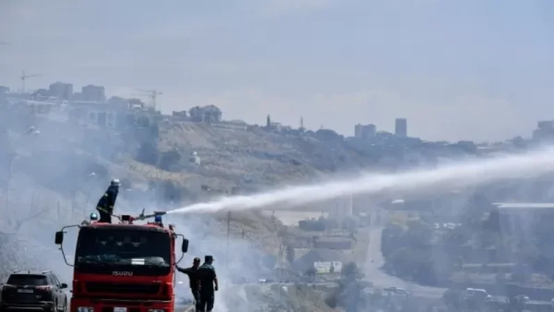 Հրդեհ Սարալանջ փողոցի  մոտակայքում