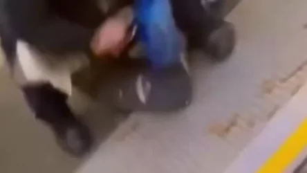 18+ ՏԵՍԱՆՅՈՒԹ. Լոնդոնի մետրոյում դաժան ծեծի են ենթարկել Իսրայելի դրոշը բռնած աղջկան