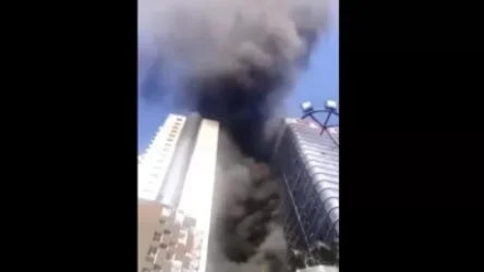 ՏԵՍԱՆՅՈՒԹ. Չինաստանում հրդեհ է բռնկվել առևտրի միջազգային կենտրոնի շենքում