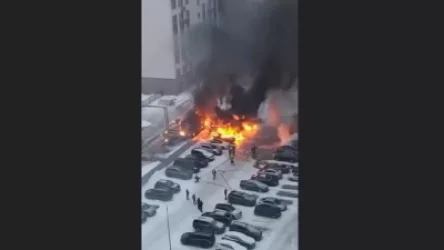 ՏԵՍԱՆՅՈՒԹ․ Մոսկվայում՝ մետրոյի կայարաններից մեկի հարակից տարածքում, մեքենաներ են վառվել