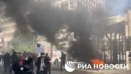 ՏԵՍԱՆՅՈՒԹ․ Անկարգություններ՝ Բեյրութում․ ցուցարարներն անվադողեր են այրում և ճայթրուկներ նետում