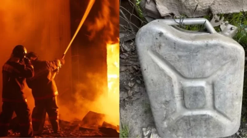 Ինքնապաշտպանական բնազդից ելնելով` 5 լիտրանոց բենզինը շպրտվել է զորամասի կացարանի ուղղությամբ. մանրամասներ