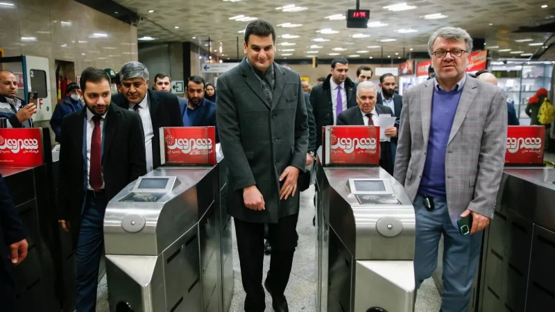 Photos: Hrachya Sargsyan Visits Tehran Traffic Management Center