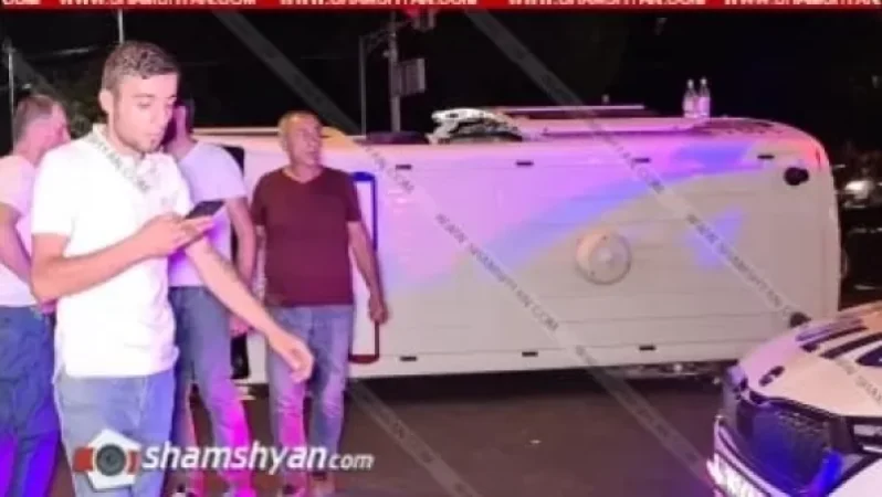 Երևանում երեկ կողաշրջված շտապօգնության մեքենայով հիվանդանոց տեղափոխվող կինը մահացել է