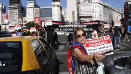 Բուենոս Այրեսում հայերը բողոքի ցույց են անցկացրել