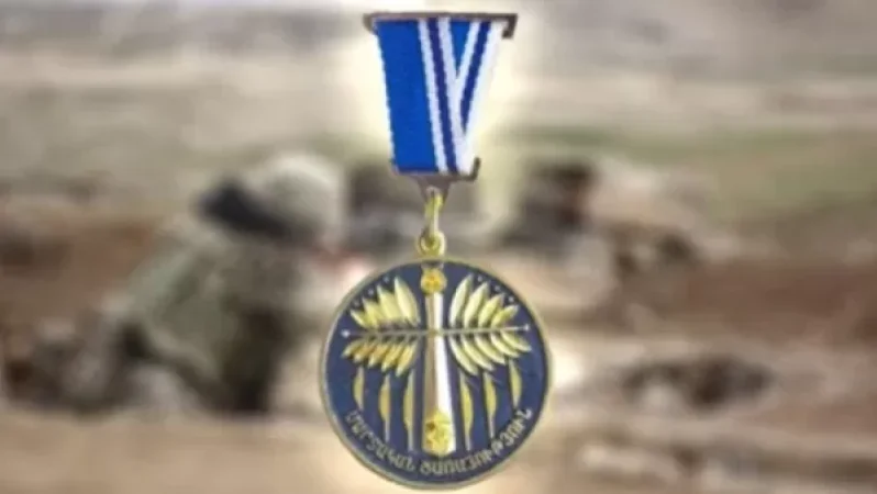 Երասխում զոհված զինծառայողը հետմահու պարգևատրվել է Մարտական ծառայությունների մեդալով