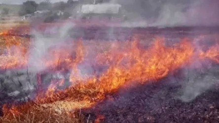 Հրդեհ Արտաշատի խճուղում