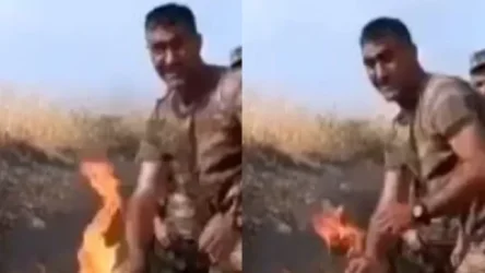 ՏԵՍԱՆՅՈՒԹ.  Ինչպես են ադրբեջանցի զինվորականները հրկիզում հայկական արոտավայրերը